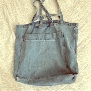 BAGGU Extra Large Denim Tote